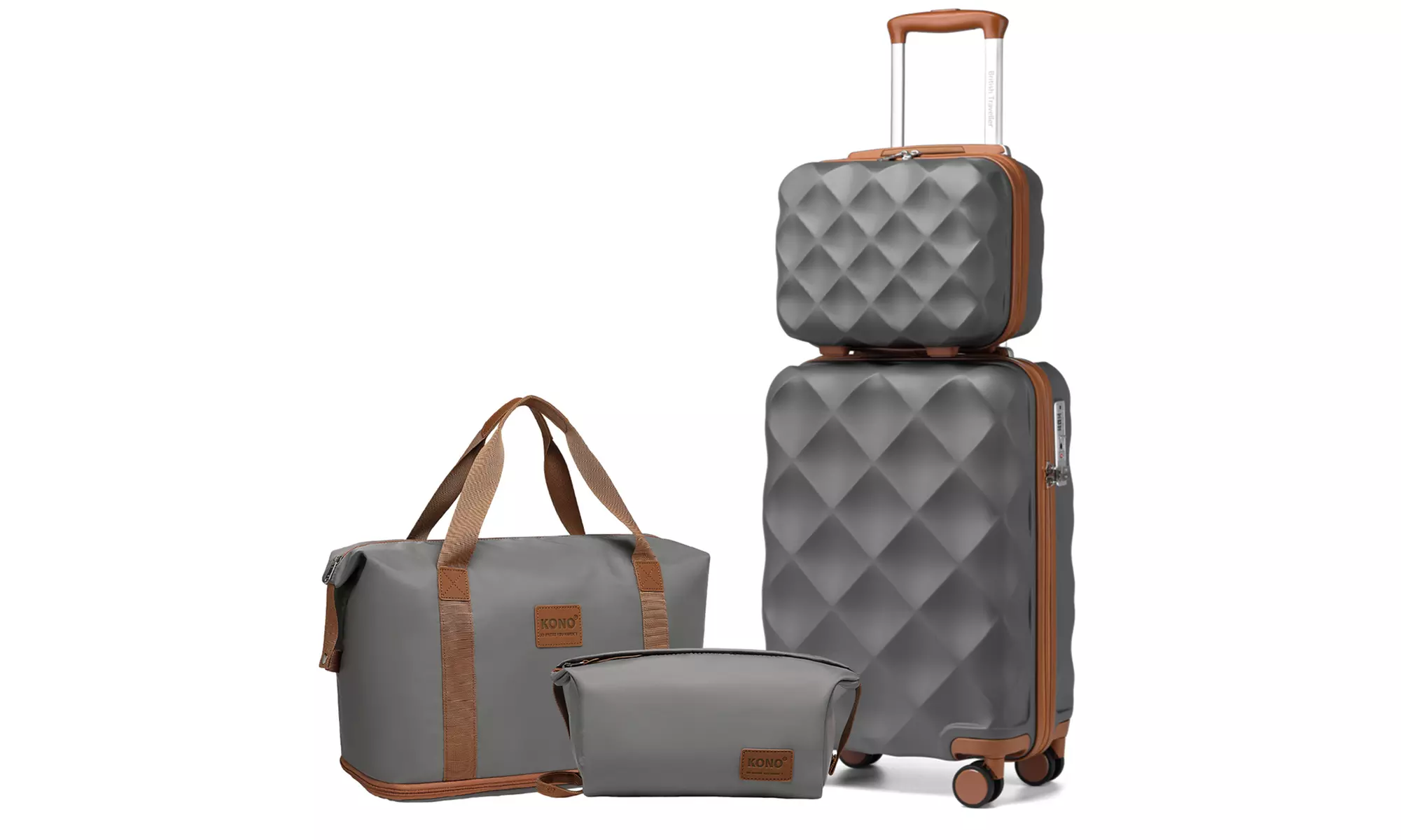 Set de maletas en diferentes tamaños con candado TSA y peso ligero, con envío gratuito - Second Medium