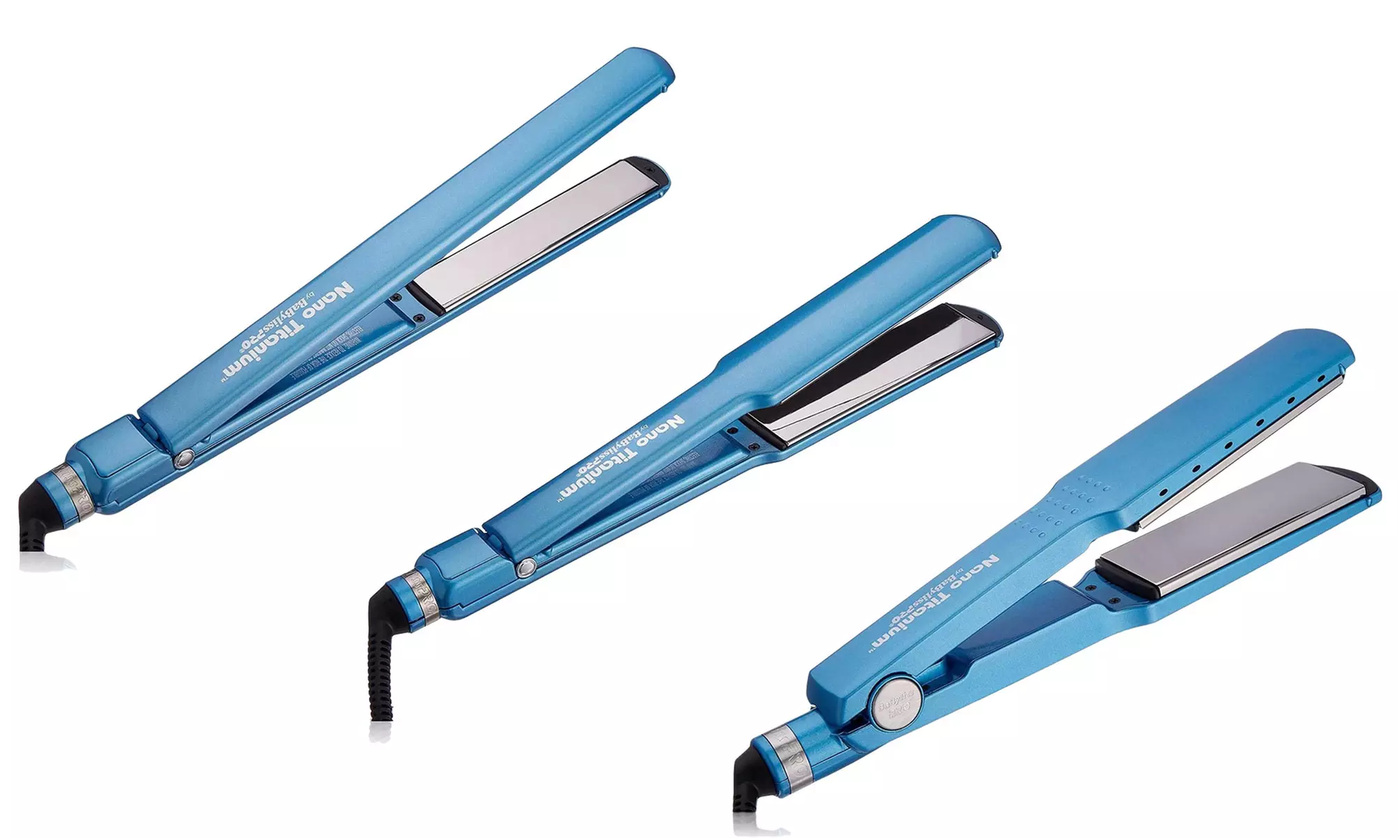 BaByliss PRO Nano Titanium-Plated Hair Straighteners Flat Iron - Primary Image
