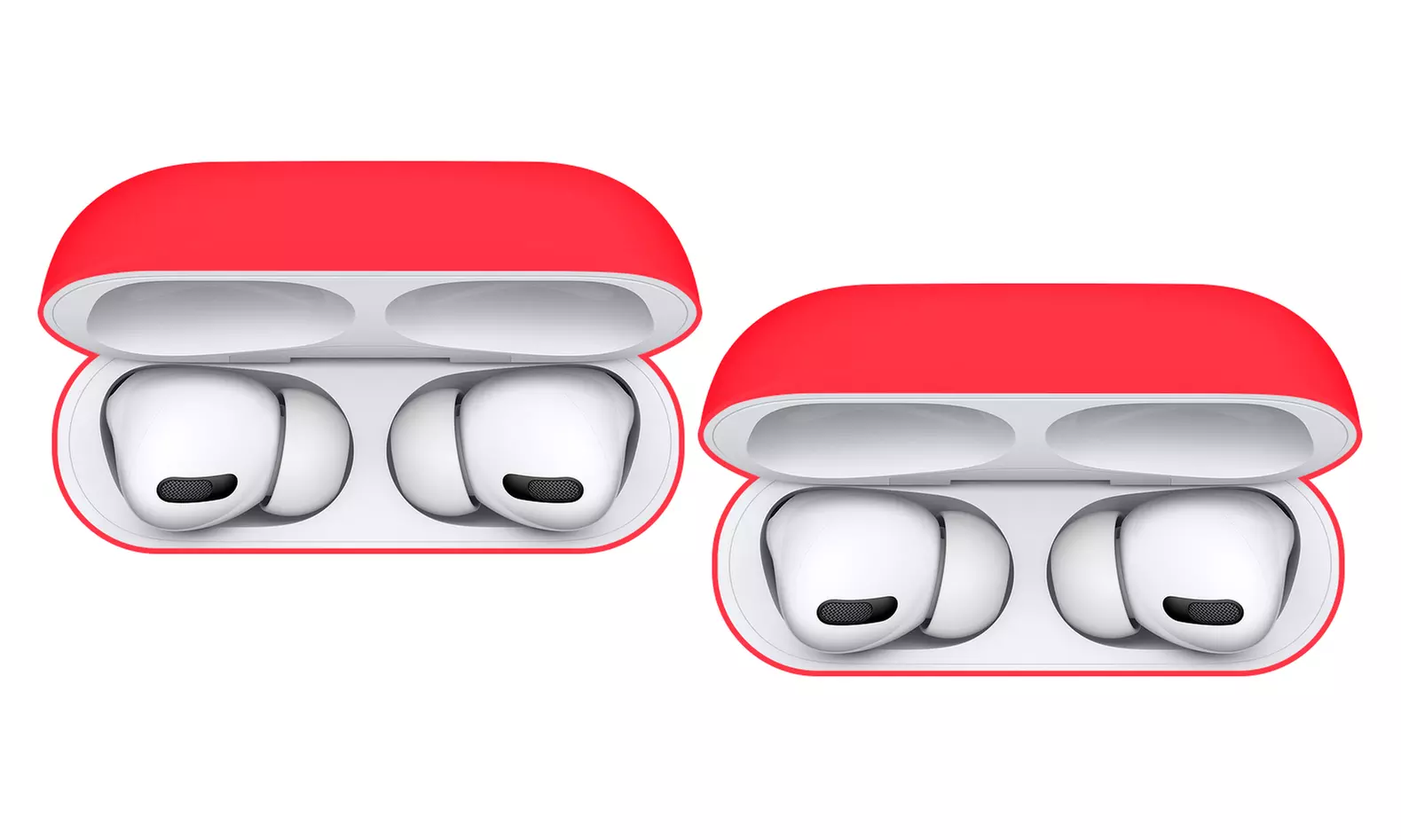 One or Two AirPods® Pro Cases with Detachable Carabiner