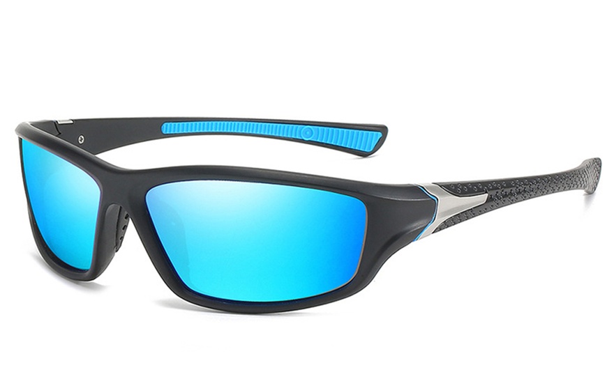 Image 3: Unisex Polarized Outdoor Cycling Sunglasses