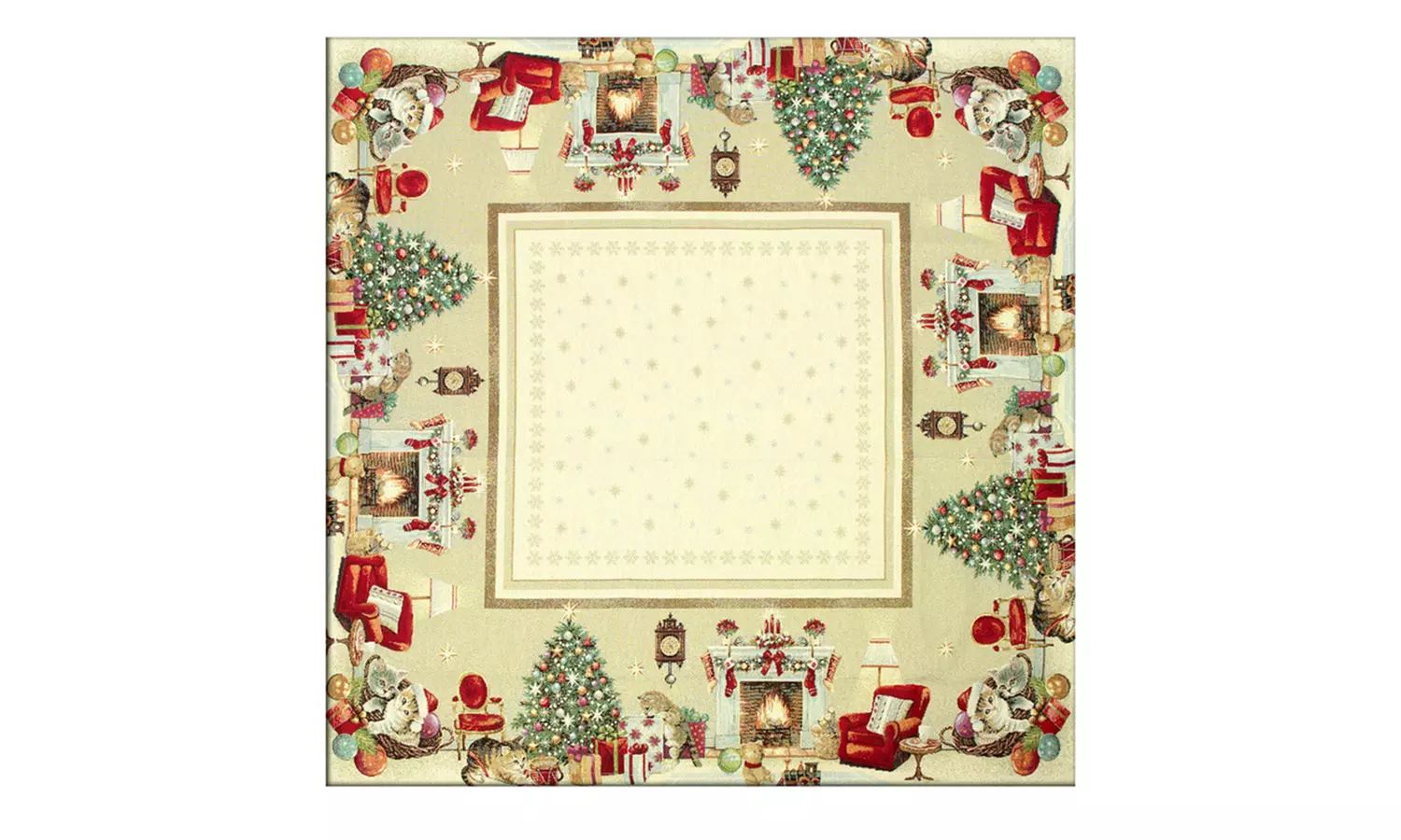 Centrotavola Natalizio in tessuto gobelin