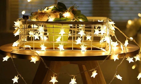 Fino a 3 stringhe con 50 luci LED a stella