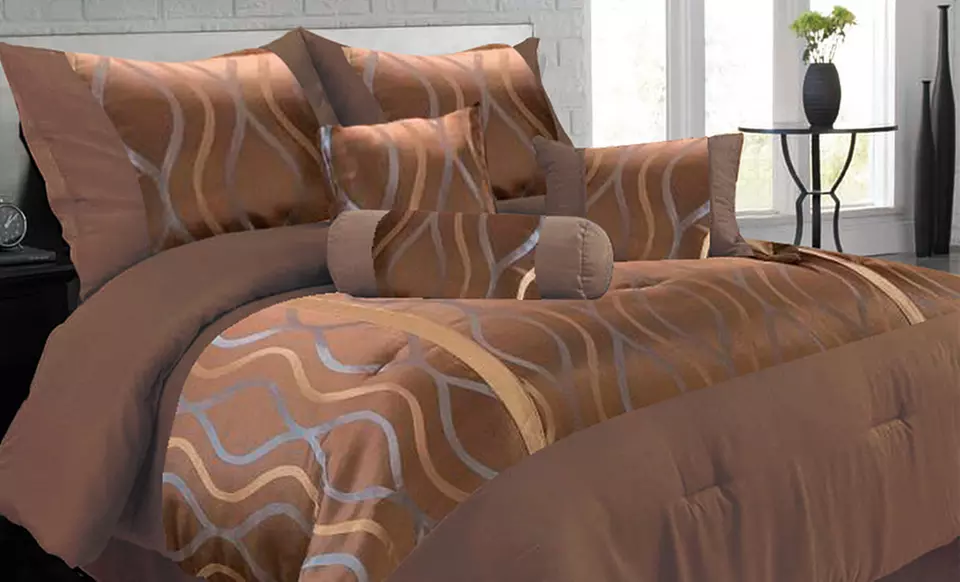 7-Piece Comforter Set. Multiple Styles Available. Free Returns. - Second Medium