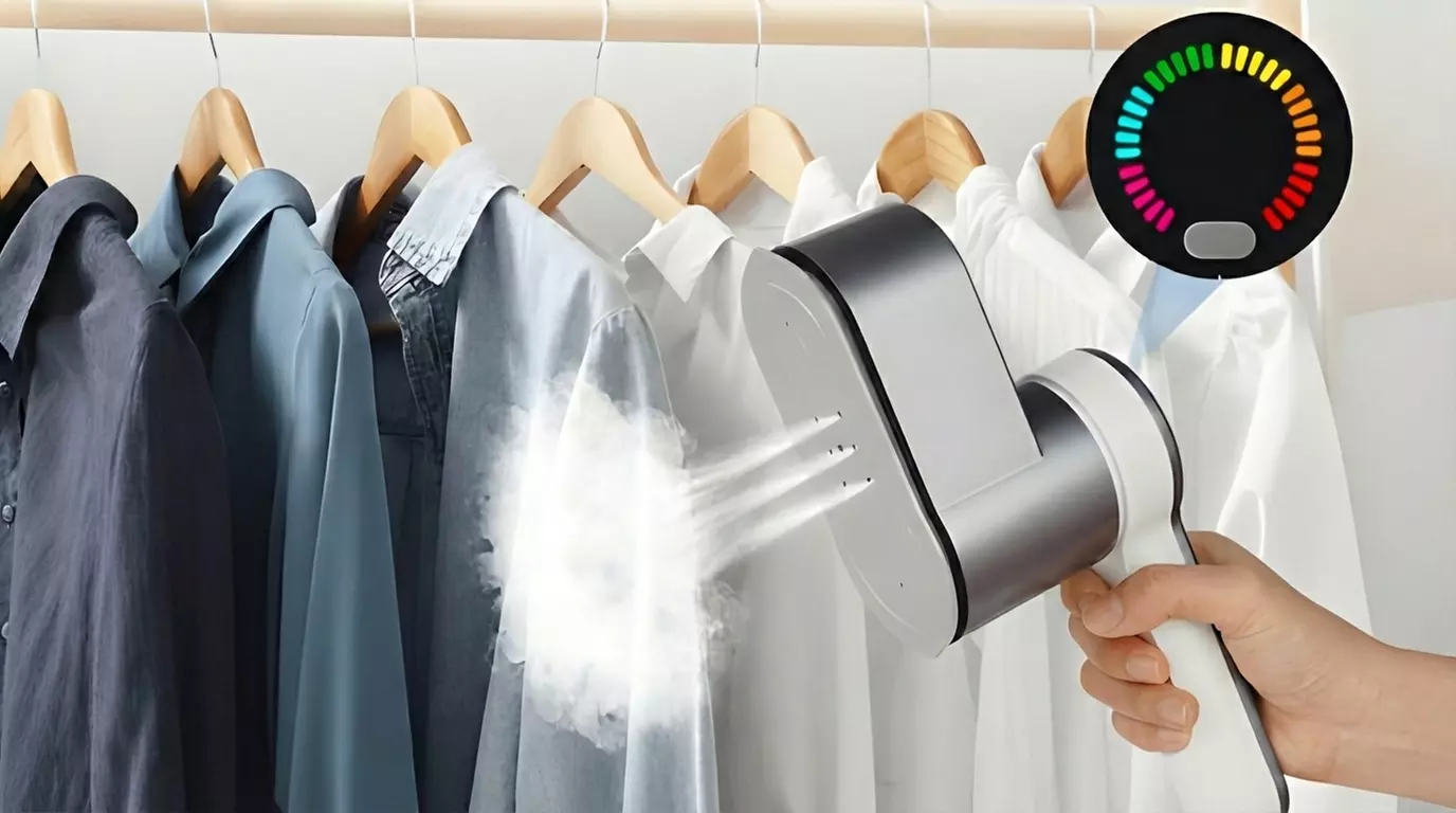 Mini-Reise-Bügeleisen zum Dampf- und Trockenbügeln