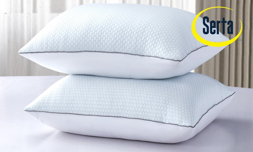 serta 2 in 1 reversible pillow