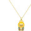 Image 24: Stanley - BTS x Labubu Gold Enamel Pendant Necklace