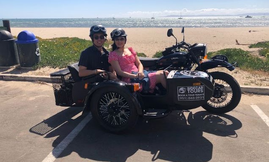 Image 1: Discover Santa Ynez Wineries in a Vintage Motorcycle Sidecar Tour