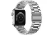1x oder 2x Edelstahl-Armband in Silber oder Schwarz für Apple Watch 38/40/41 mm oder 42/44/45/49 mm - Second Medium