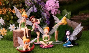 Six Miniature Garden Fairies