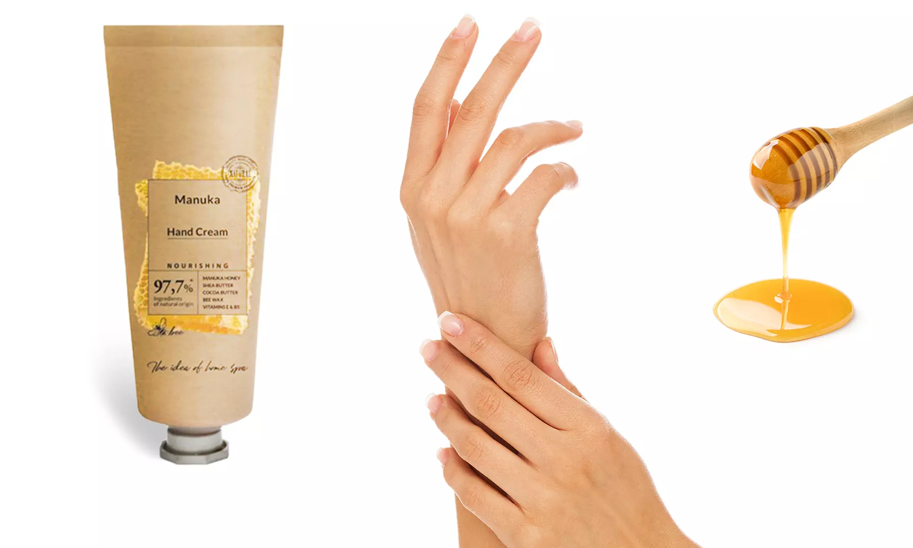 1, 2 ou 3 crèmes pour mains au miel de Manuka 75 ml - Primary Image