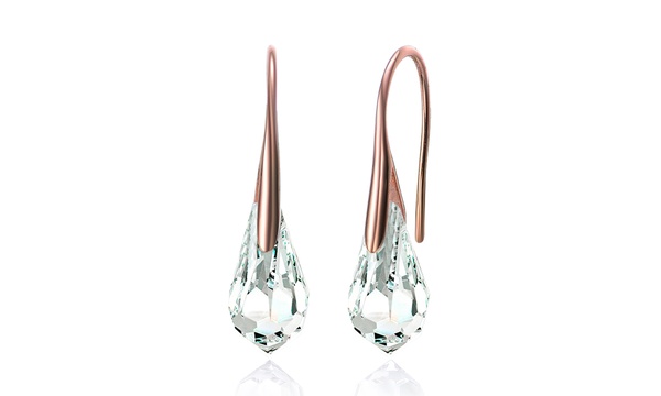 mestige crystal drop earrings