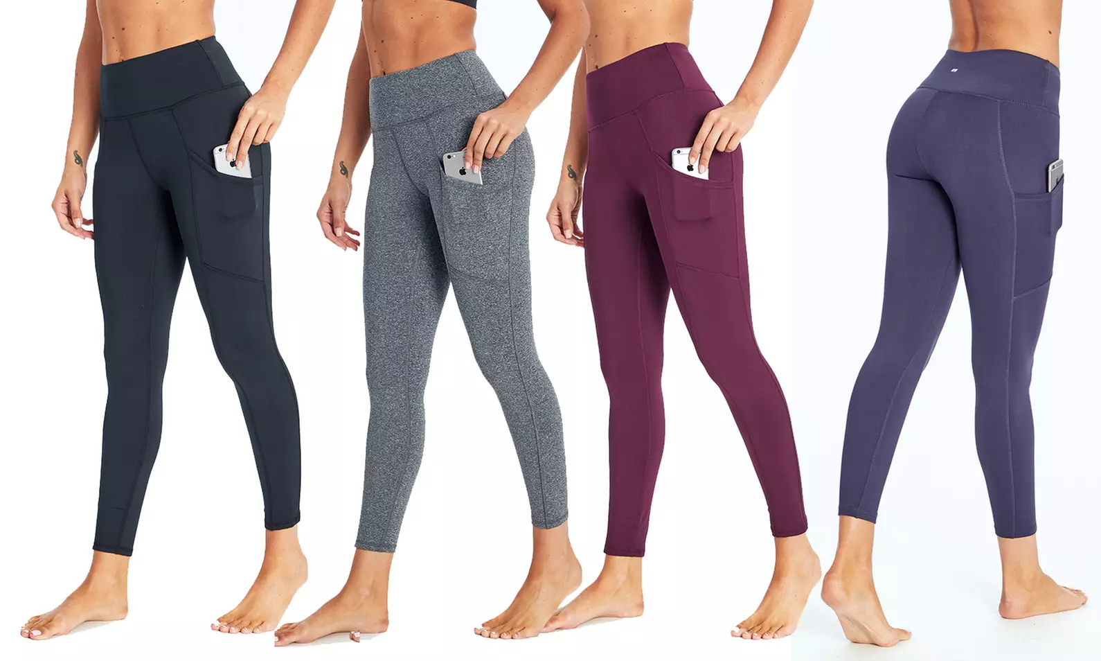 Marika Tek Fleece-Lined Cozy Pocket Leggings. Plus Sizes Available. - Primary Image