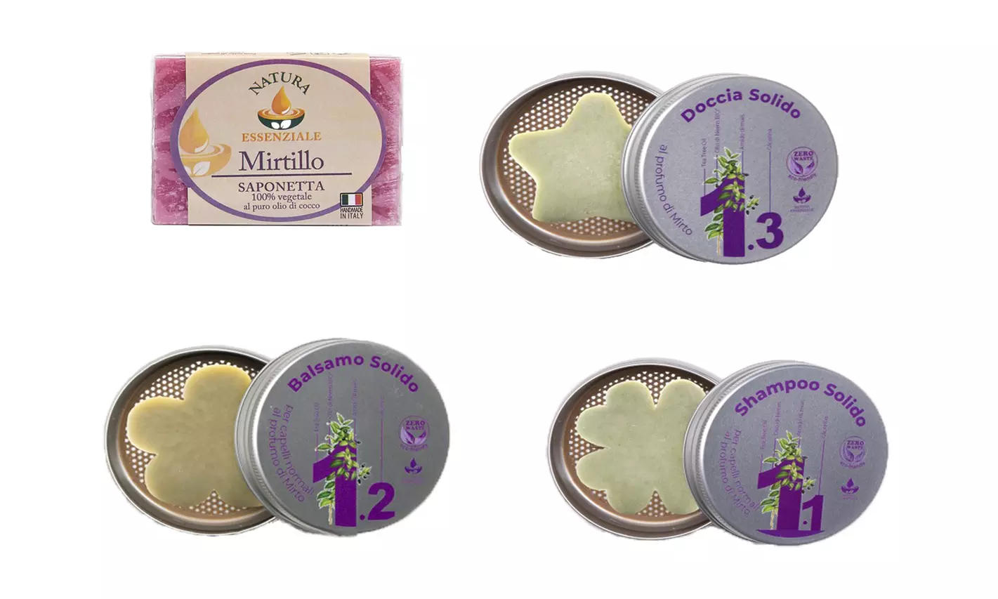 Beauty Box con asciugamani Bassetti e prodotti La Saponeria Artigiana