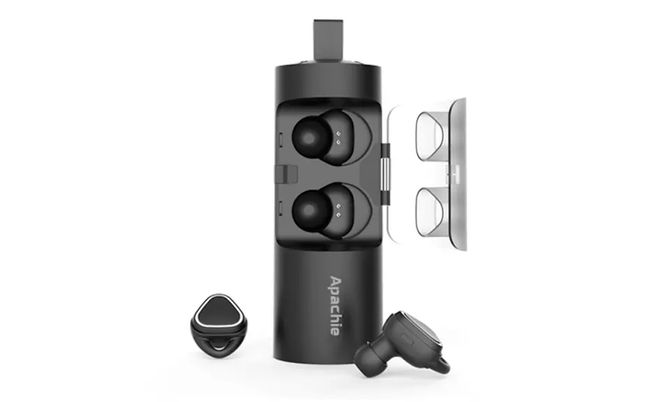 Apachie drahtloses Bluetooth-Headset mit portabler Ladestation - Primary Image