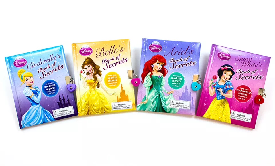 Disney Princess Diary with Heart-Shaped Lock 4-Pack - Primary Image