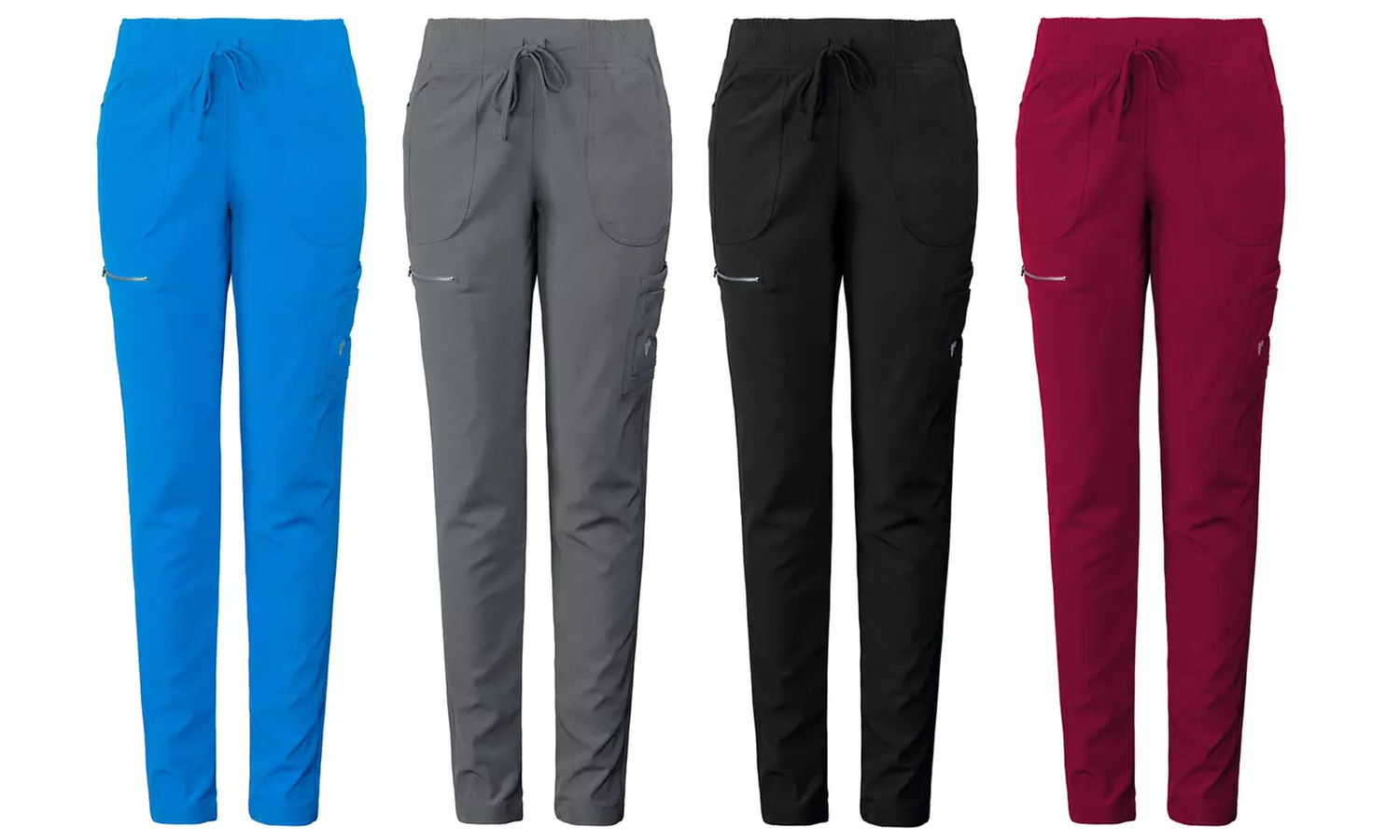 Material Girl Women's SuperFlex Athletic Stretch Tapered Leg Scrub Pants - Primary Image