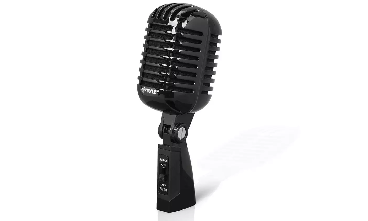 Pyle Vintage-Style Dynamic Vocal Microphone with 16' XLR Cable - Second Medium