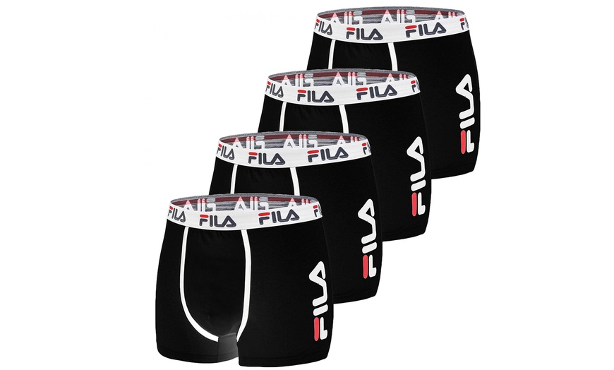 Image 4: Lot de 4 boxers Fila pour homme