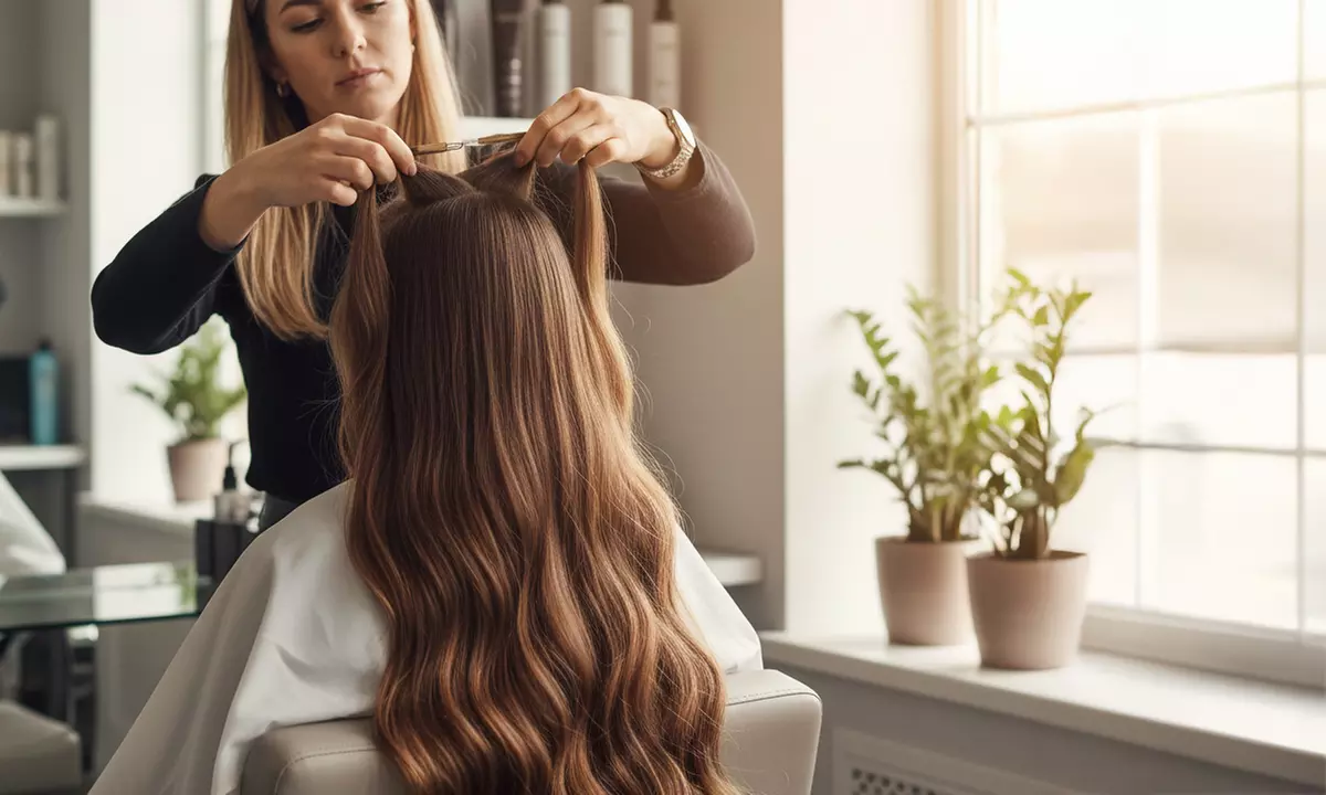 Haarverlängerung mit Bondings oder Tapes für 1 Person