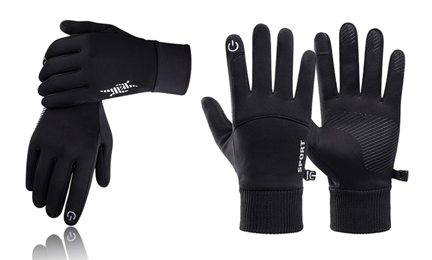 Image 1: 1 ou 2 paires de gants de sport unisexes