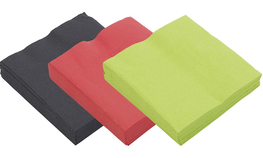 Image 1: Three-Ply Paper Napkins