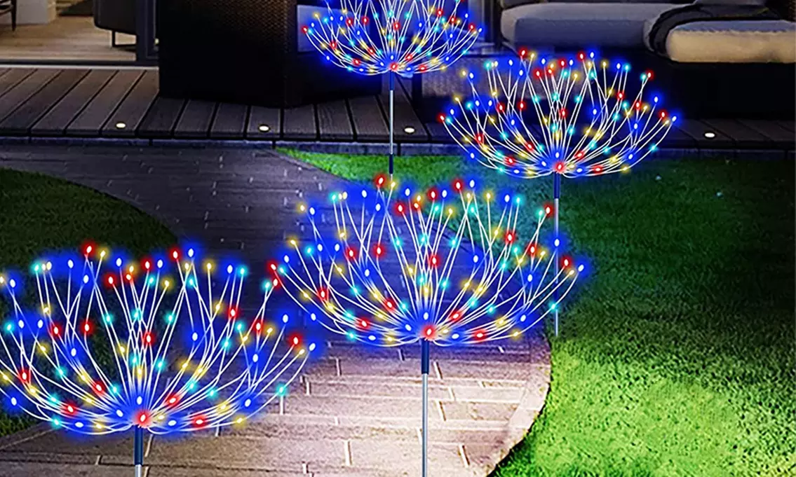 4 o 8 luci solari da giardino