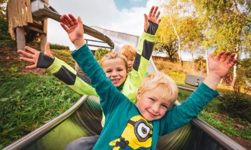 Nervenkitzel für die ganze Familie: 4 o. 8 Fahrten auf der 913 m langen Sommerrodelbahn Seiffen (bis 21% sparen) - Primary Image