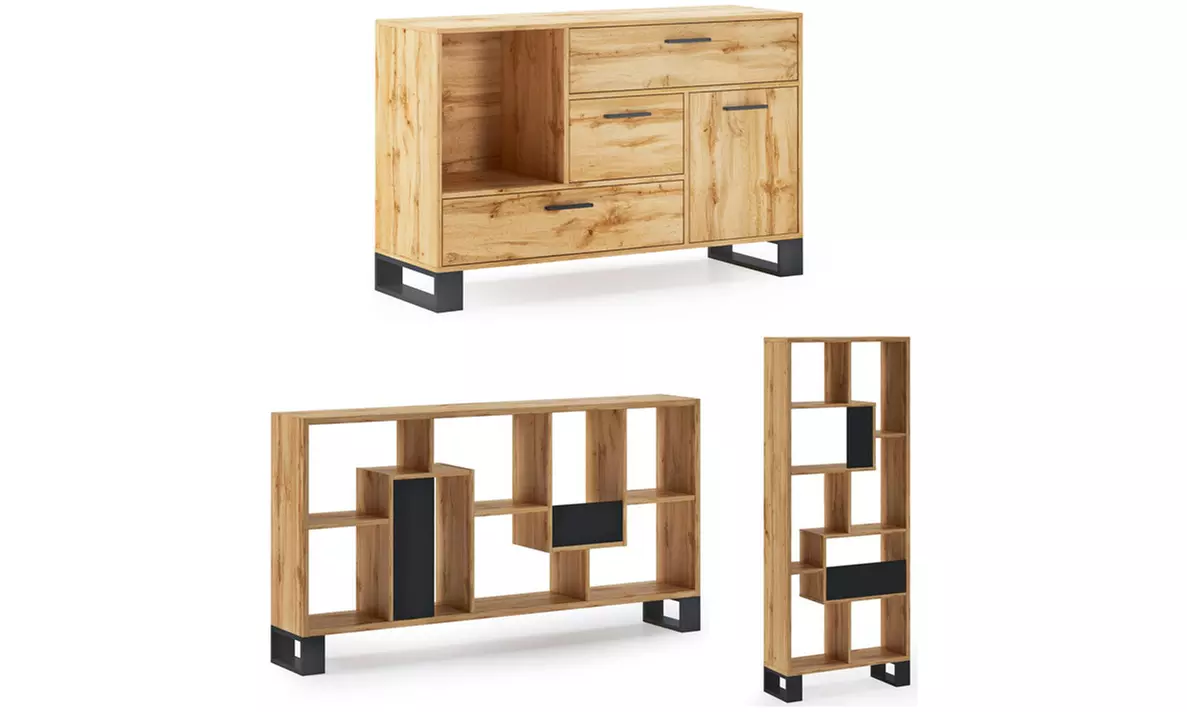 Ensemble de meubles de style industriel