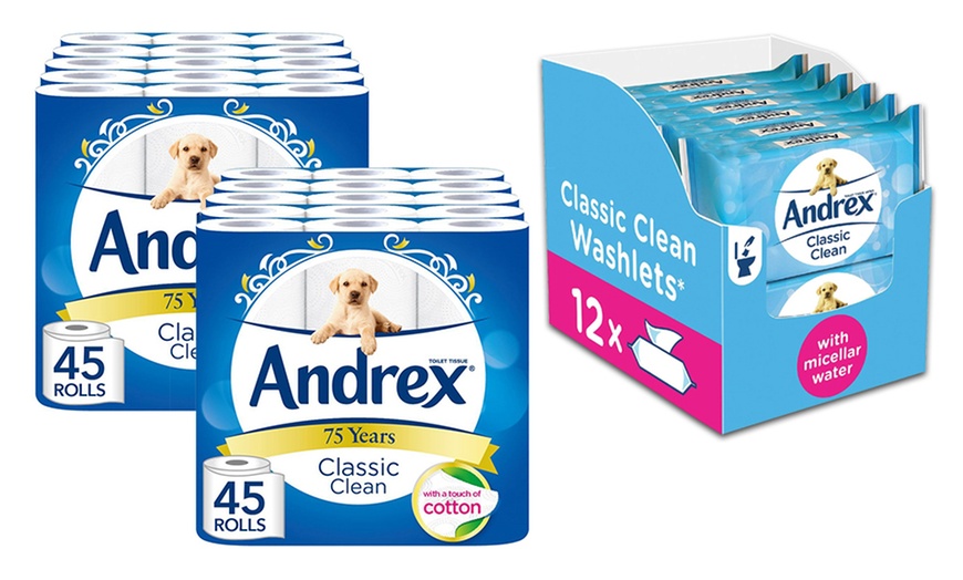 Image 2: Andrex Classic Clean Bundle