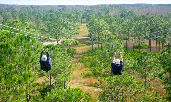 Zipline Adventure or Thrill Pack for One, Two, or Four at Forever Florida (Up to 39% Off) - Primary Image