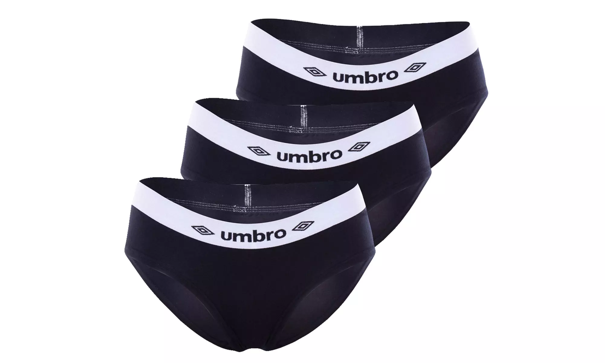 Set di 3 slip da donna in cotone UMBRO