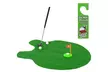 WC-Golfspiel mit Teppich, Schläger und Loch mit Fahne - Second Medium