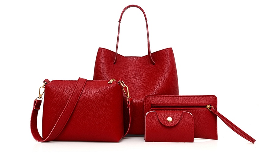 Image 4: Set of Four Matching Handbags