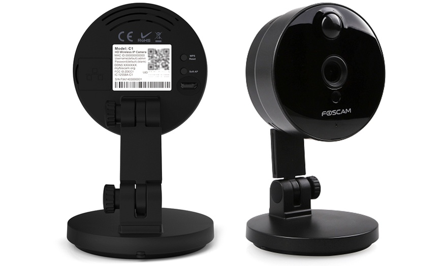 Image 2: Foscam HD Mini Wireless IP Camera