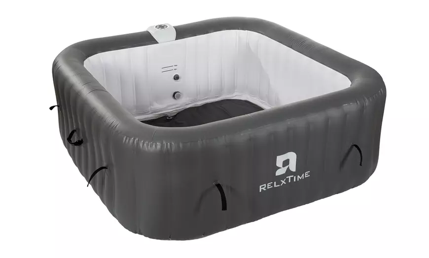 Image 4: Opblaasbaar bubbelbad in vierkante vorm van RLX Time