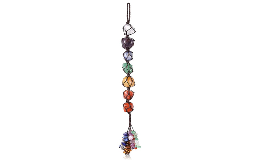 Image 4: Chakra Gemstone Hanging Ornament