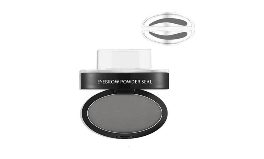 Image 3: Instant Eyebrow Stamp and Powder Set