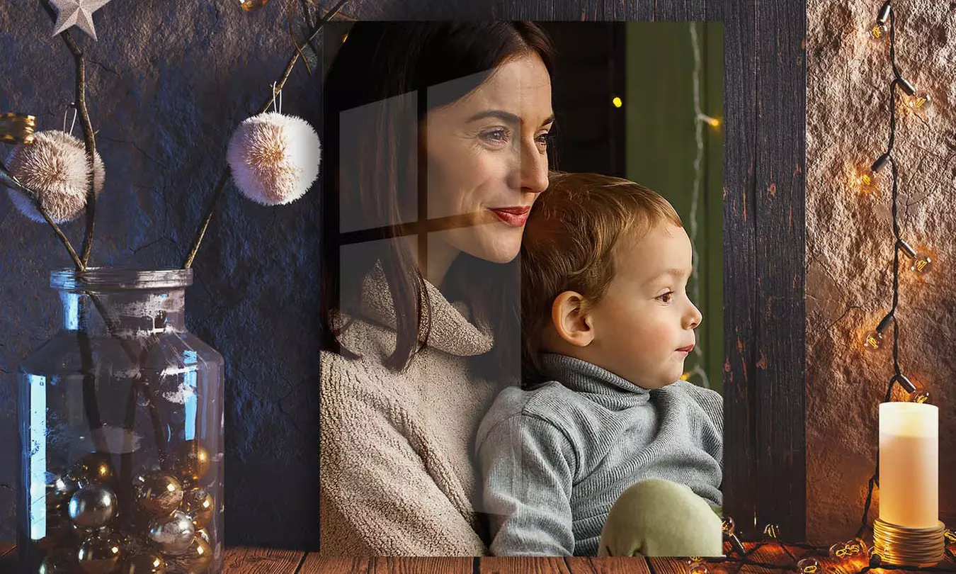 Personalisierbares Foto auf Plexiglas