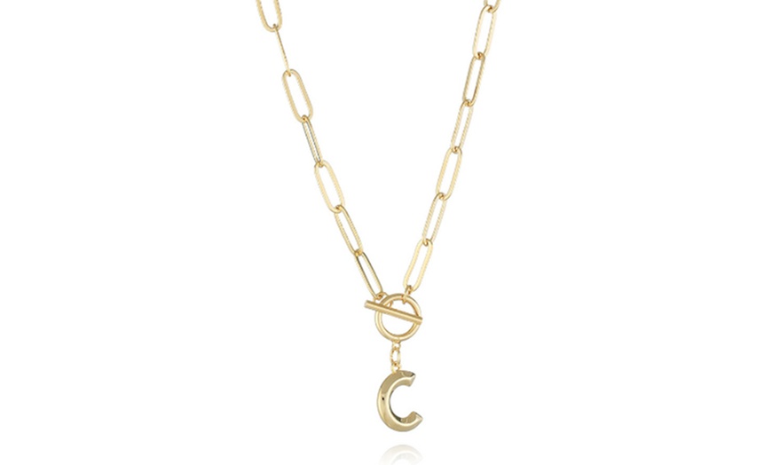 Image 5: Women's Initial A-Z Letter Necklace