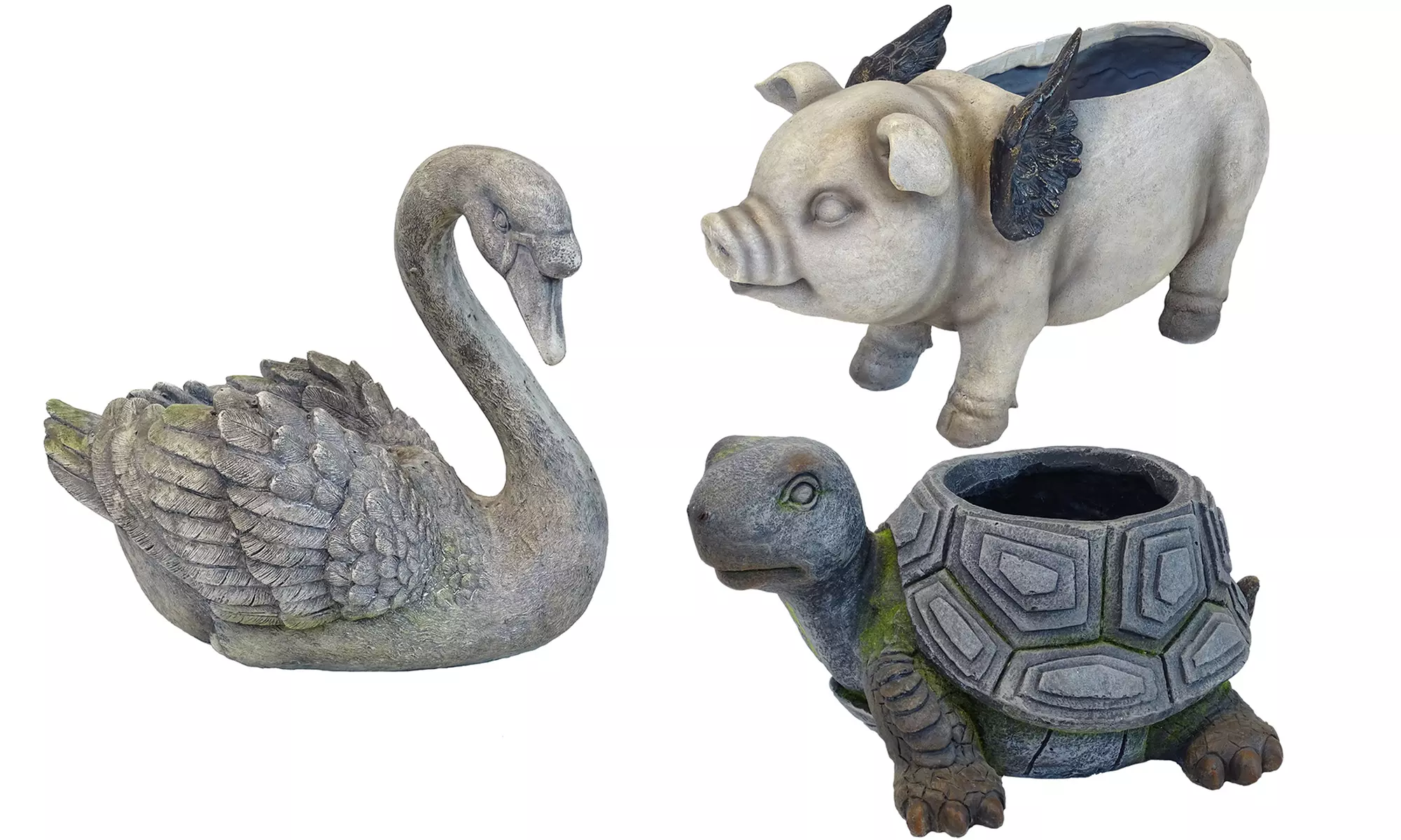 Animal-Shaped Resin Planter - Primary Image