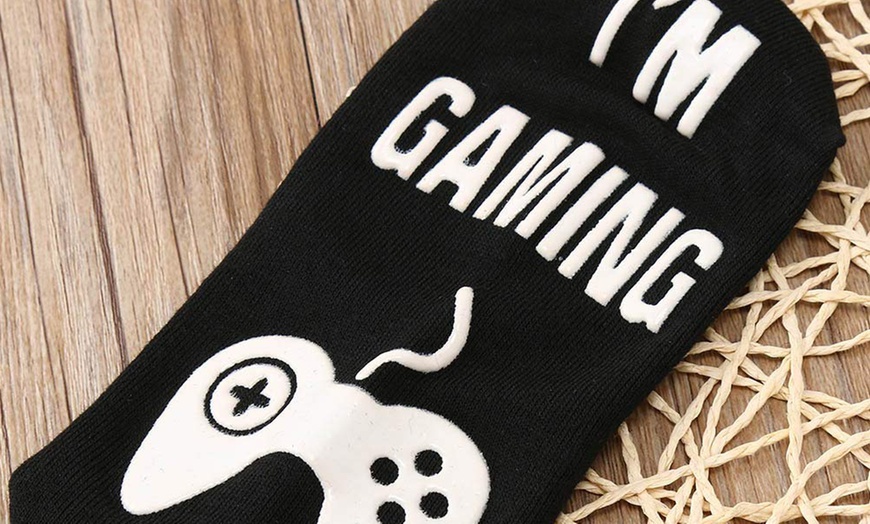 Image 5: Do Not Disturb I'm Gaming Socks