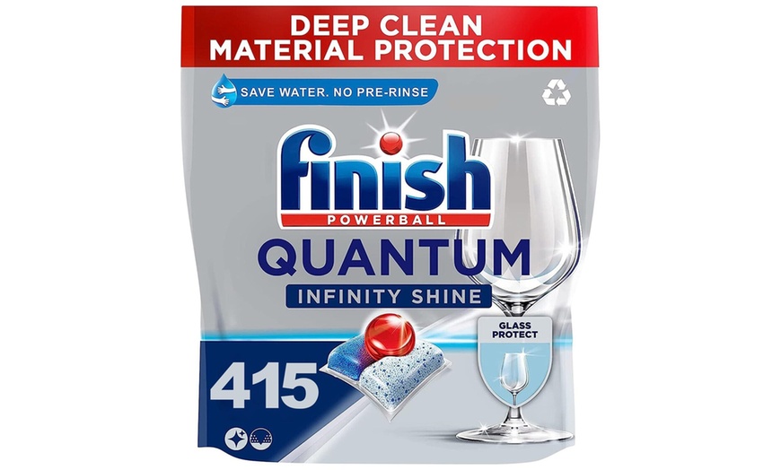 Image 2: Finish Quantum Infinity Shine Dishwasher Tablet Bundle