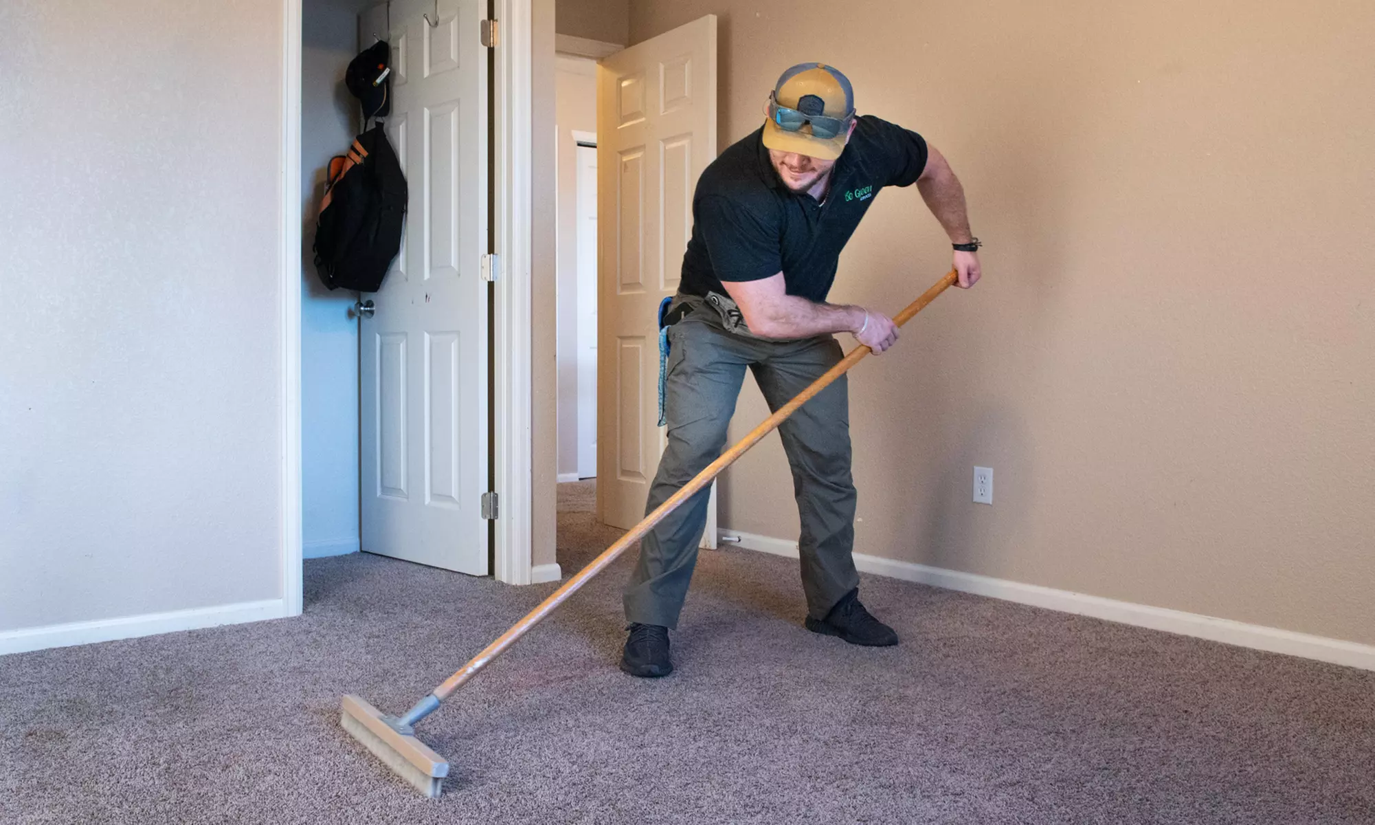 Experience Be Green Carpet Cleaning with Eco-Friendly Options for Multiple Rooms and Hallway, up to 60% Off