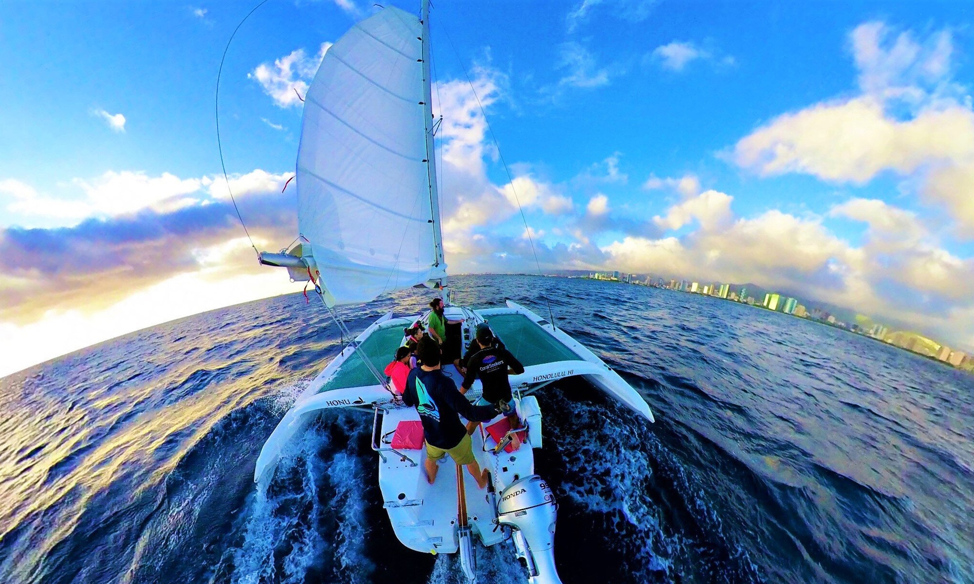 Sail into a Hawaiian Sunset or Enjoy a 3-Hour Private Charter