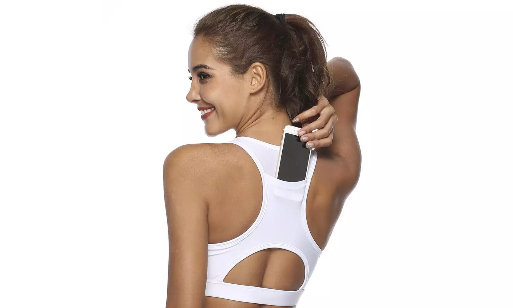 Sport-BH mit Smartphone-Tasche in der Farbe und Größe nach Wahl - Second Medium