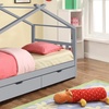 Image 12: Milverton Children's Storage House Bed with Optional Tent and Mattress