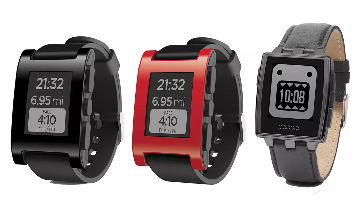 Pebble Classic or Steel Smartwatch for Android and iOS (Refurbished) - Primary Image