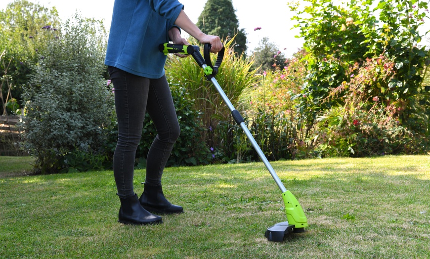 Image 1: Cordless Grass Trimmers