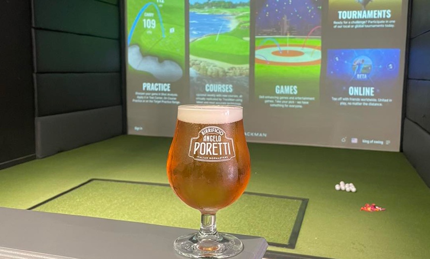 Image 3: Indoor Golf Fun with Pie and Pint for Up to 4 people