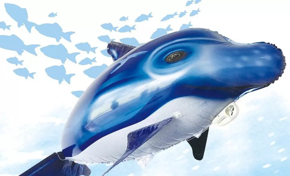 Superfliers Remote-Controlled Flying Dolphin Swimmer. Free Returns. - Primary Image